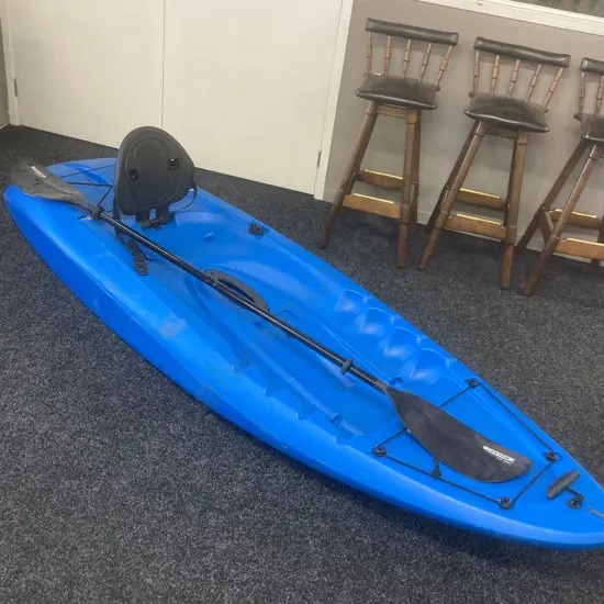 Lifetime Sit-On-Top Blue Kayak with Lite Elite Paddle, L2.55m, Max 225lbs,