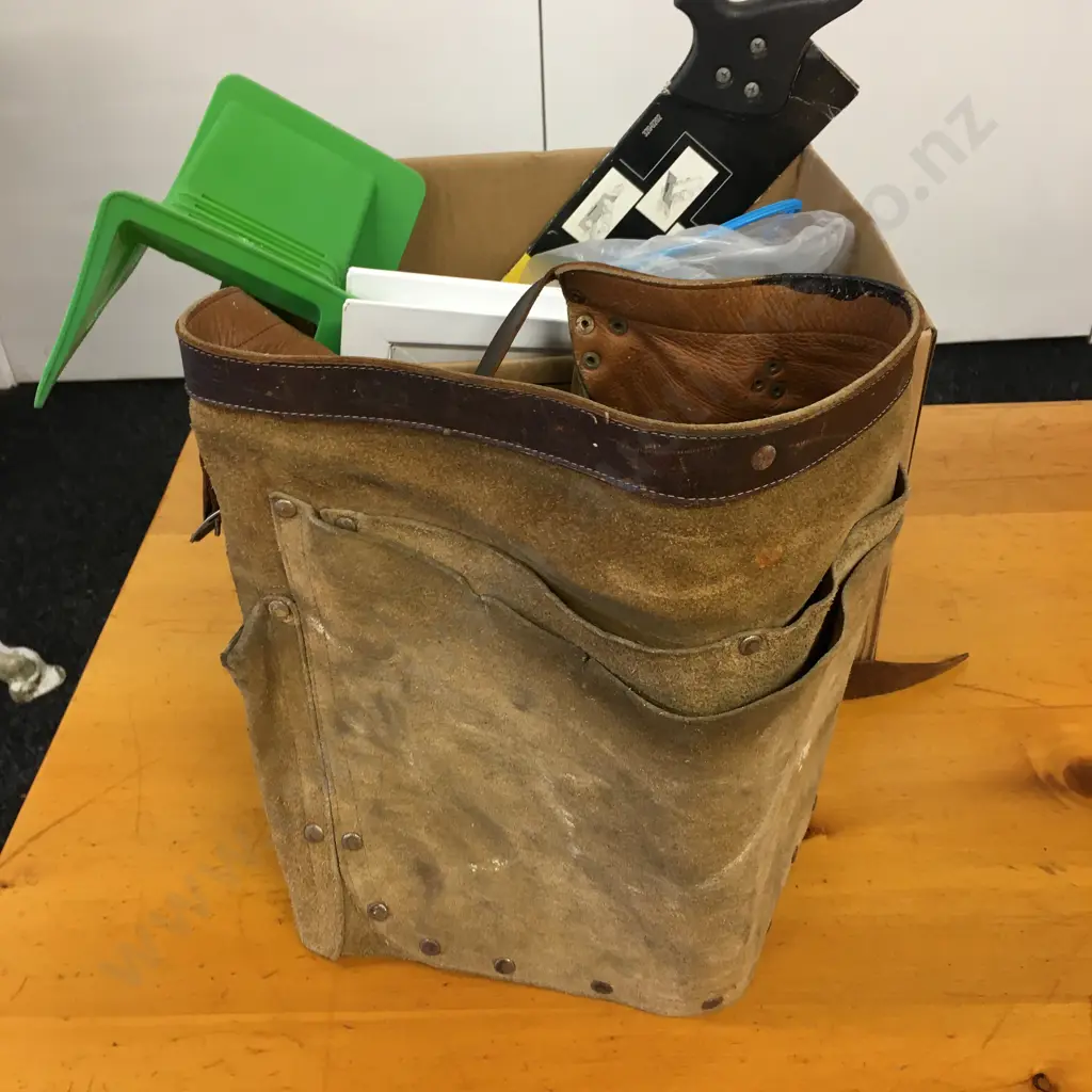 Box lot Builders Apron, Hardware , Brackets Etc Image 1++