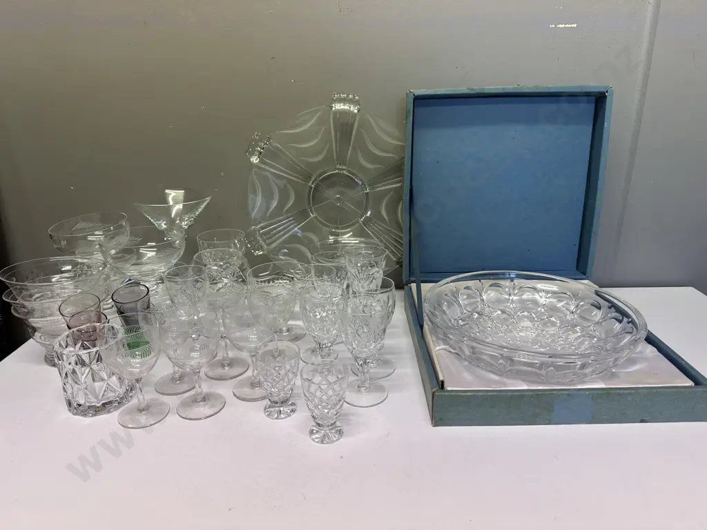 Assorted Crystal & Glassware Including Boxed Image 1++