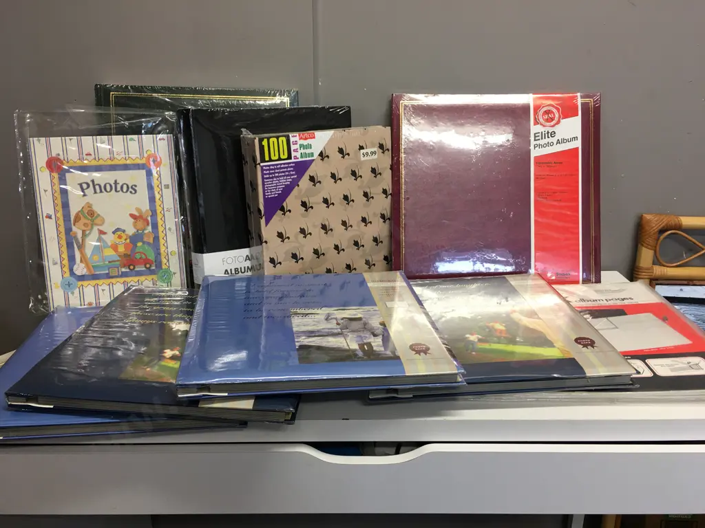 Assorted Photograph Albums And Sheets Image 1++