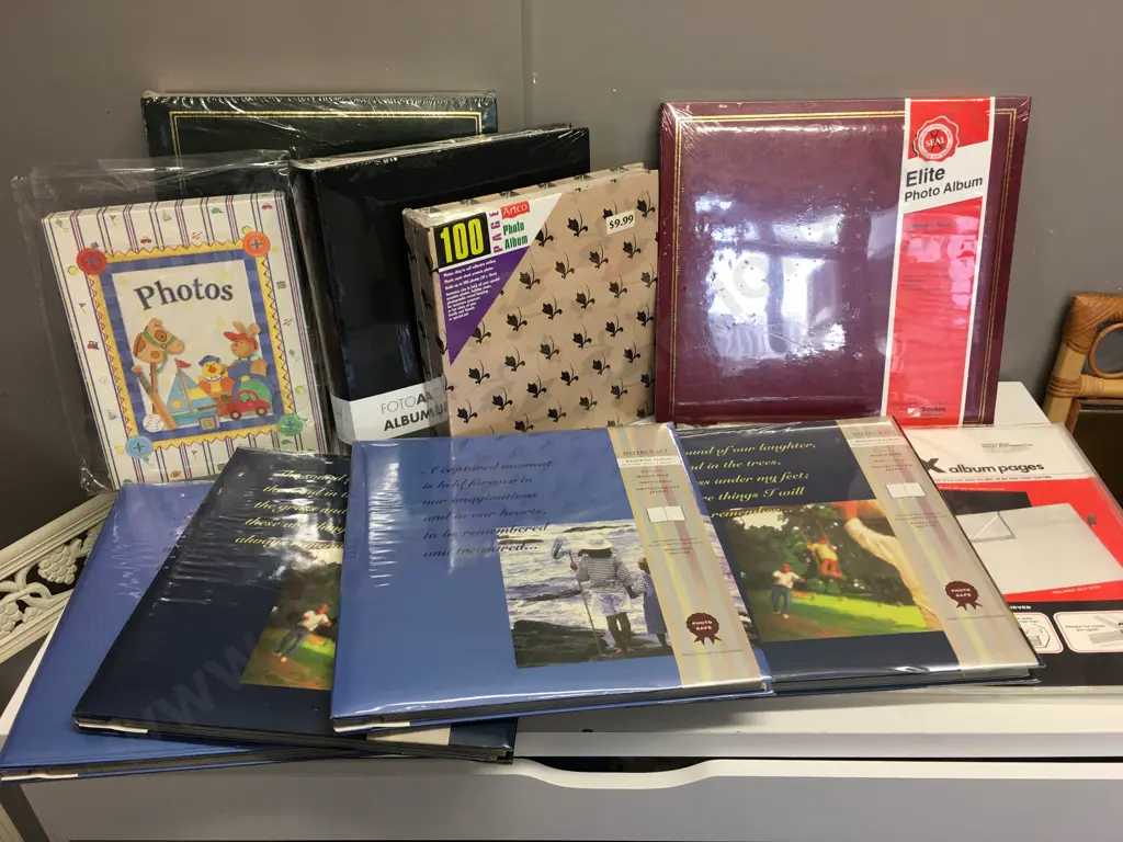 Assorted Photograph Albums And Sheets Image 1++