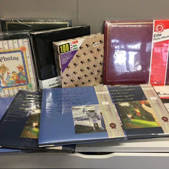 Assorted Photograph Albums And Sheets