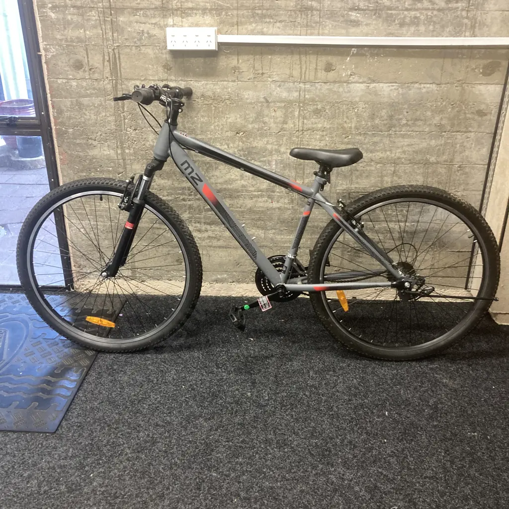 MZ Mountain Bike, Grey / Black / Red Image 1++