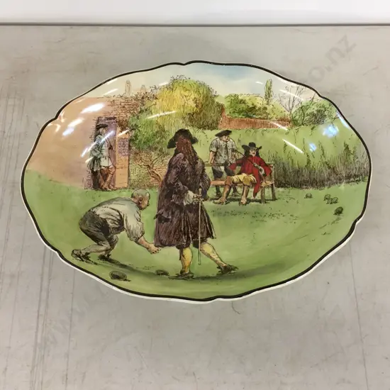 Royal Doulton Sir Roger De Coverley D5814 Large Oval Dish, 15 x 28cm