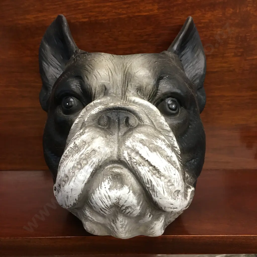 French Bulldog Decorative Figural Planter H21cm. Image 1++