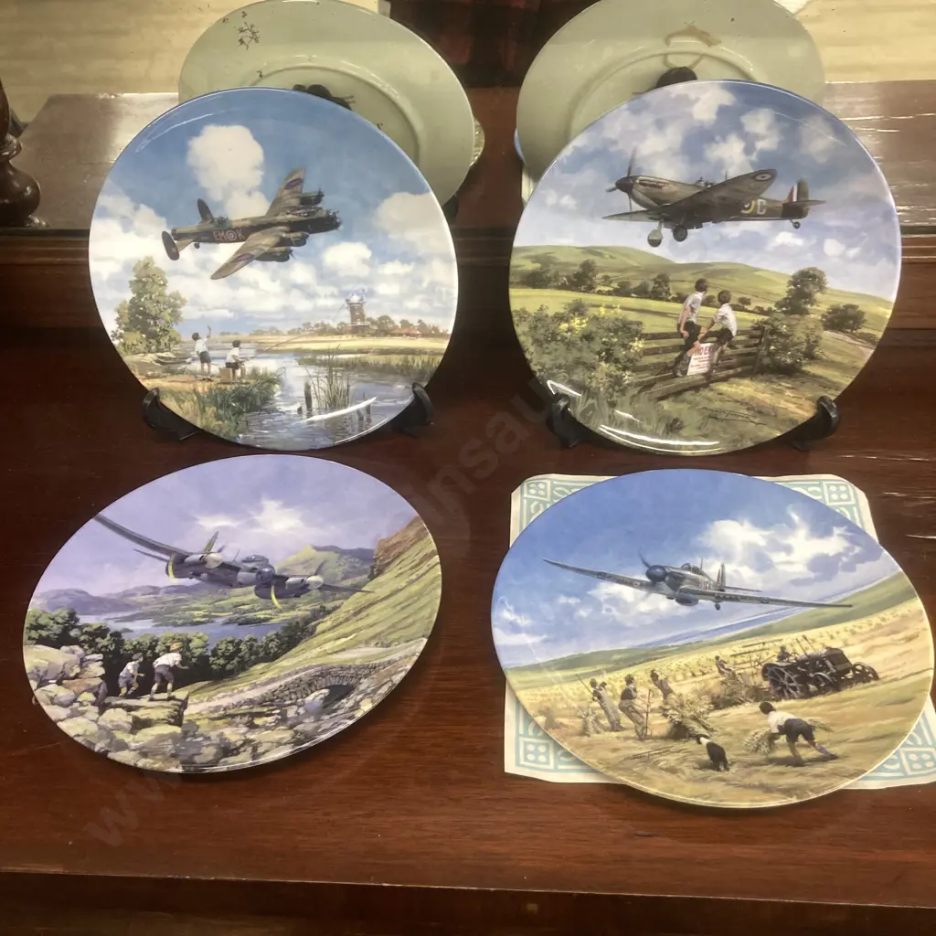 Royal Doulton ‘Heroes of the Sky’ - Limited Edition Collectors Plates - Set of 4 Image 1++