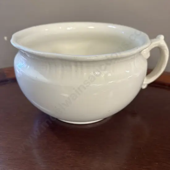 White English Chamber Pot