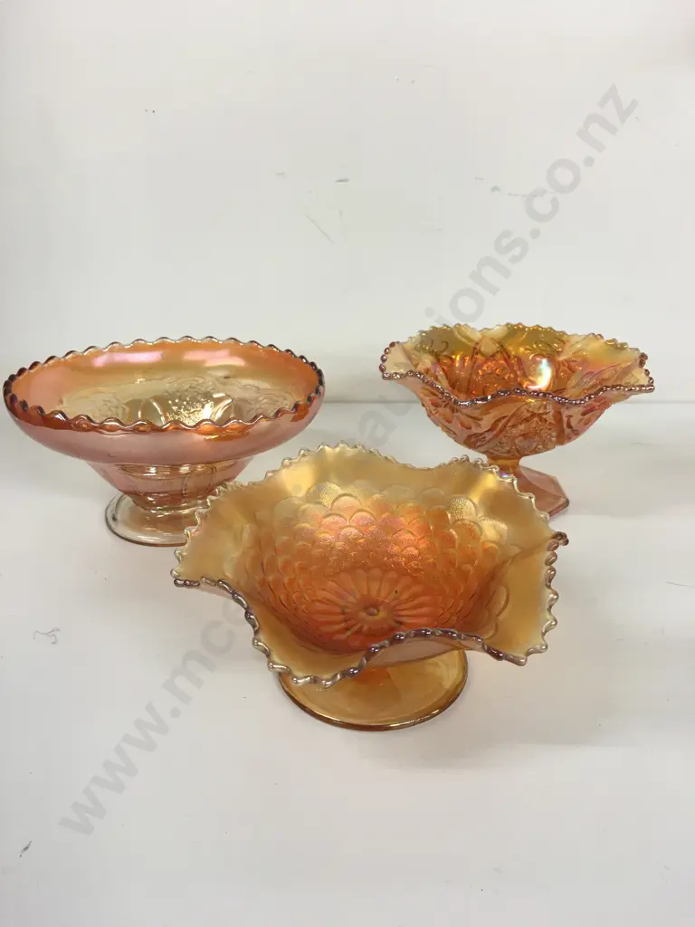 Selection Of Carnival Glass Marigold Items (1x af) Image 1++