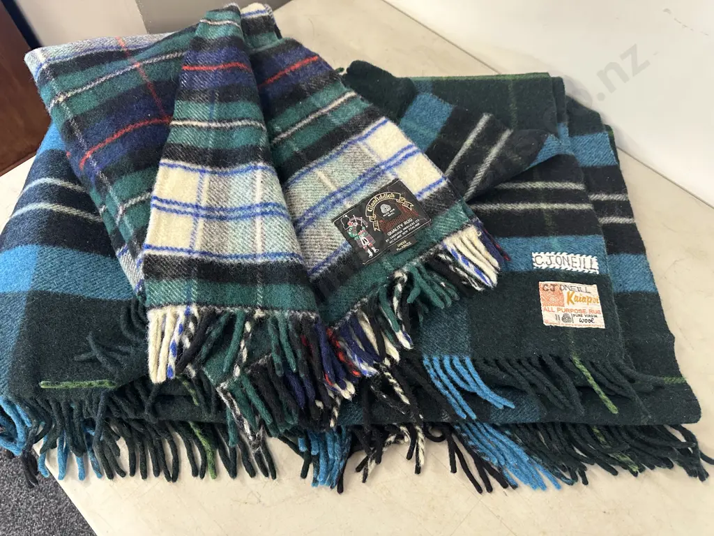 Woollen Travel Blankets Including Kaiapoi & Glenfiddich Image 1++
