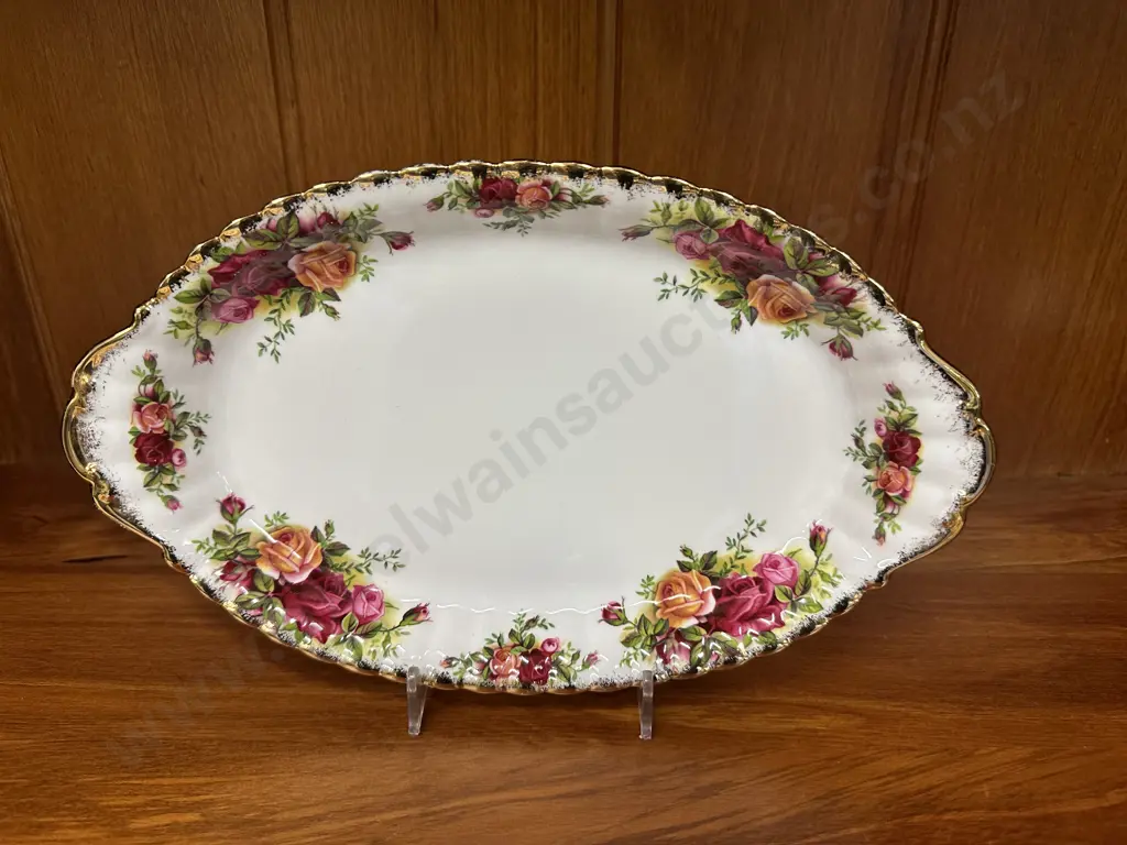 Royal Albert 'Old Country Roses' Oval Dish L27cm Image 1++