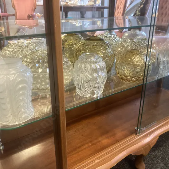 Lot of Assorted Glass Light Shades