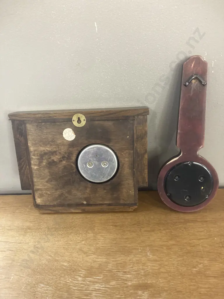 Vintage German Sundo & Shortland Smith England Wall Mount Barometers Image 1++