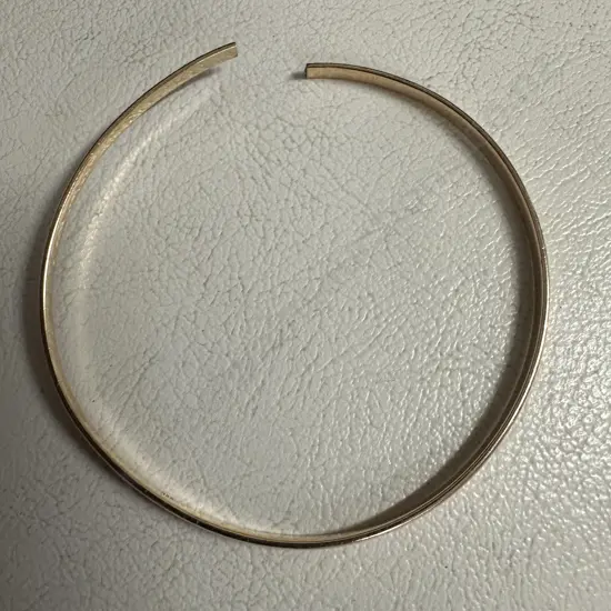 Broken Gold Bangle Stamped 9ct
