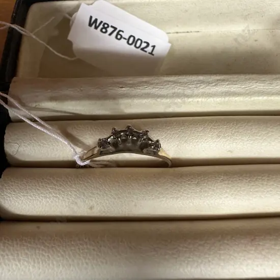Gold & Diamond Ring Stamped 9ct
