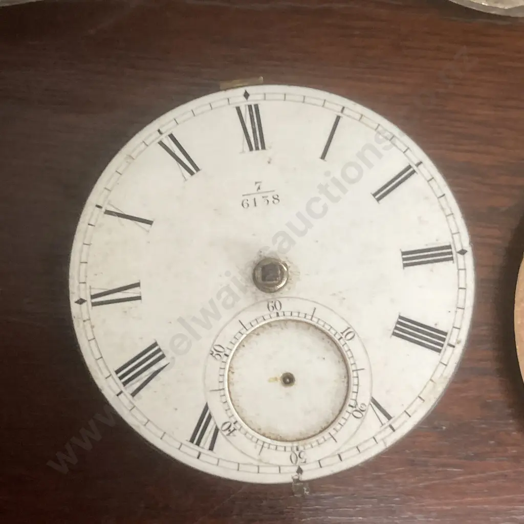 Antique Hallmarked Sterling Silver Pocket Watch Pieces, Dial Etc Image 1++