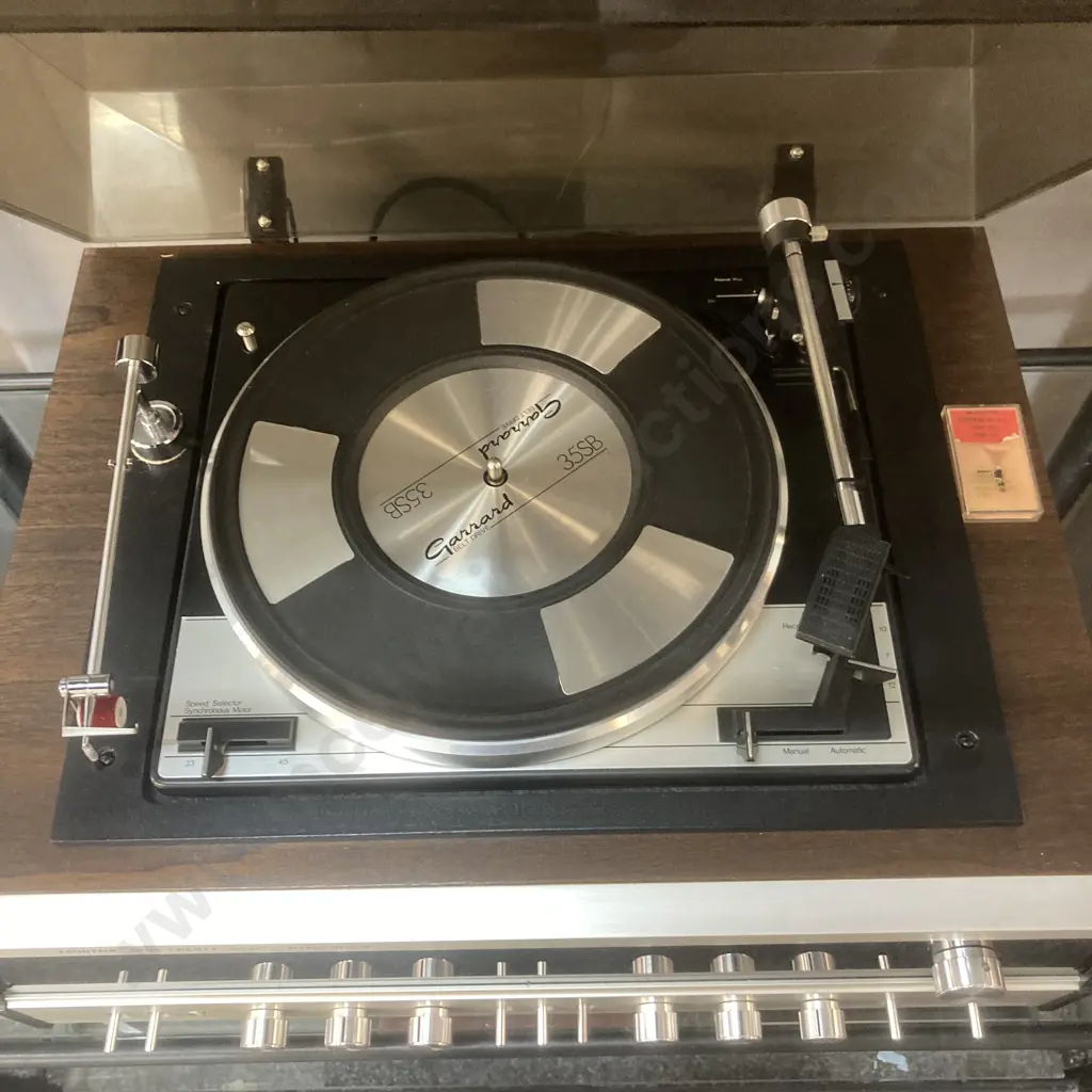 Fountain Opus Twenty Ultra-Fi Stereo. Garrard 35SB Record Changer, 2 Speakers & Manual (One Owner From New) Image 1++