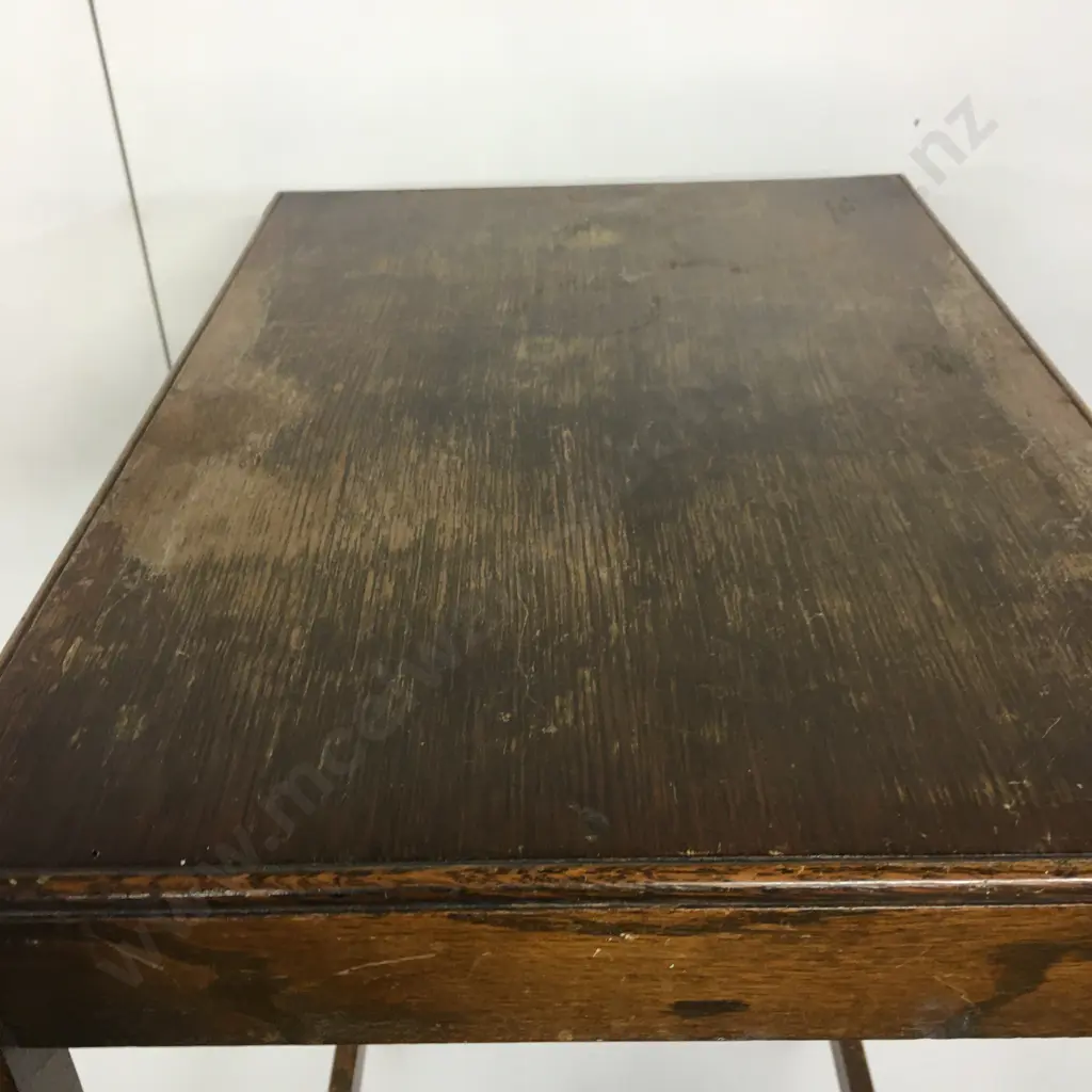 Vintage Wooden Side Table H70,W51,D36cm. Image 1++