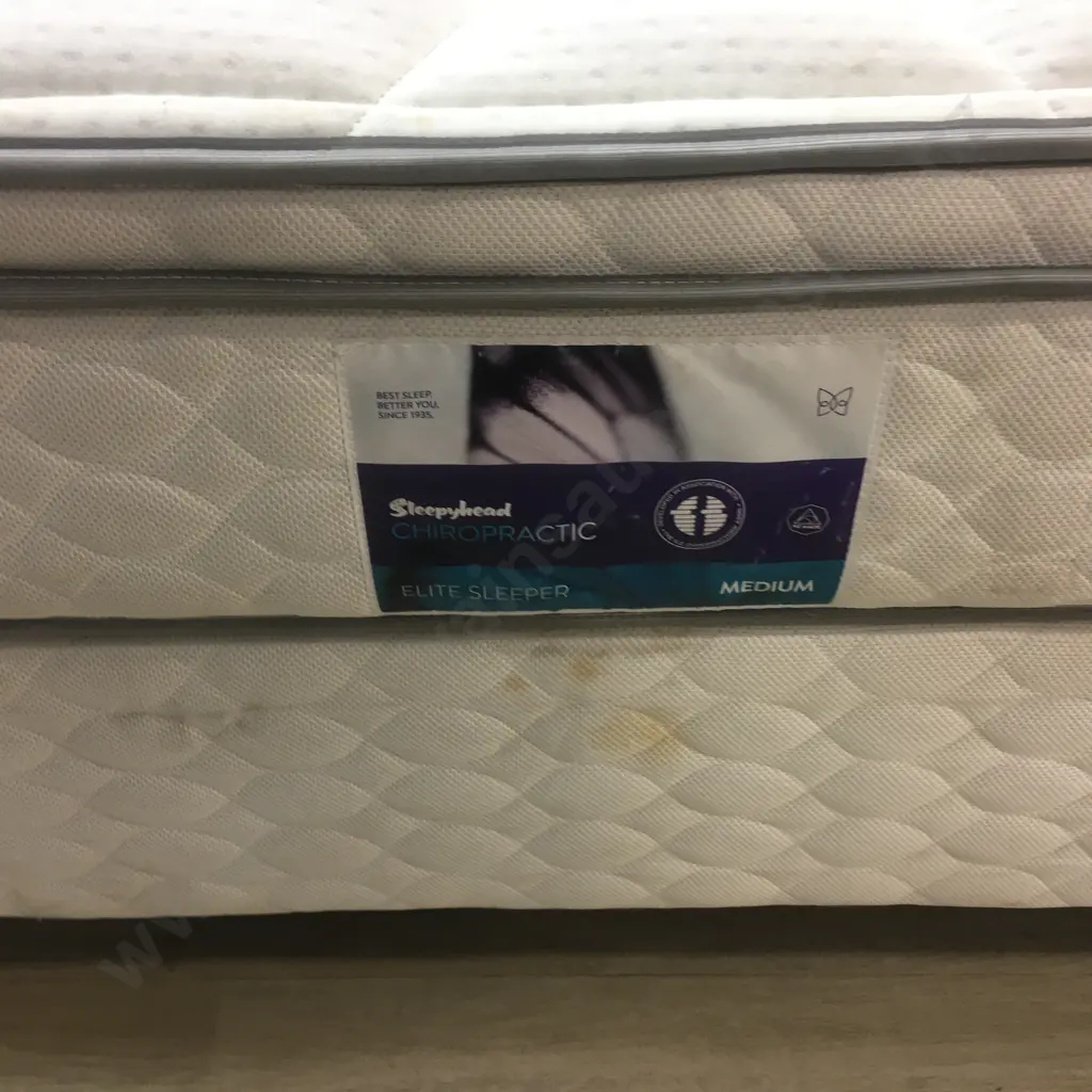 Sleepyhead Chiropractic Elite Sleep Medium Queensize Mattress & Base Image 1++