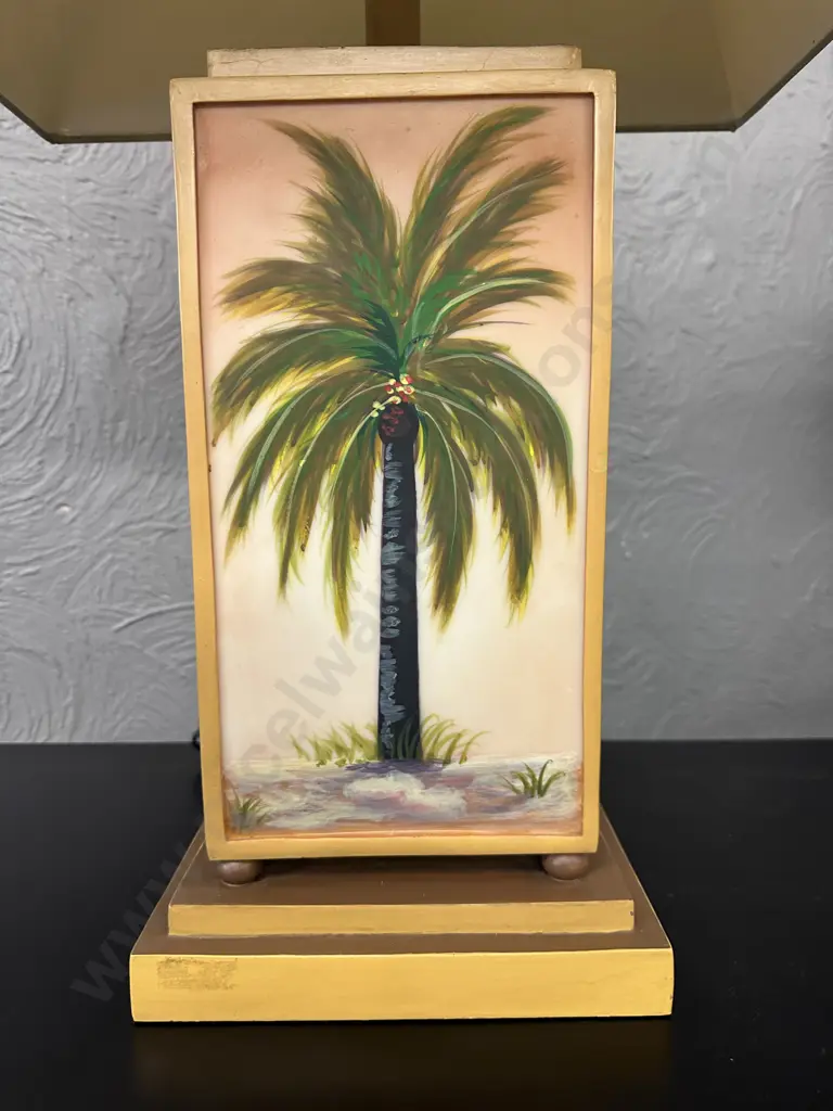 Abode Table Lamp Palm Tree  Scene H75cm. Image 1++