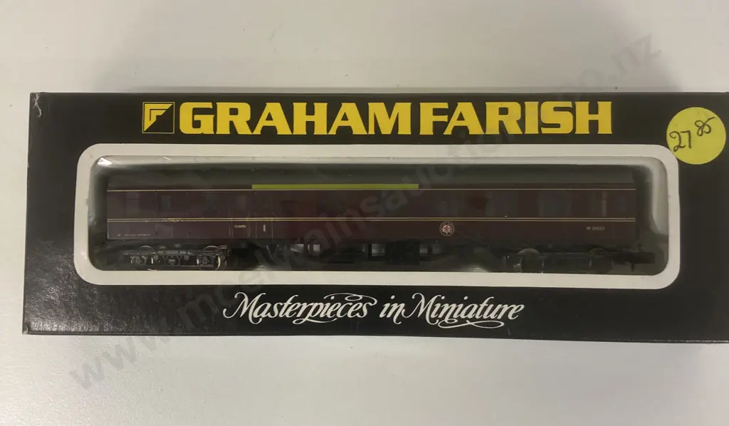 Graham Farish N Gauge #0691 BR 63ft Mk1 Corr Brake (BCK) Maroon MR Boxed Image 1++