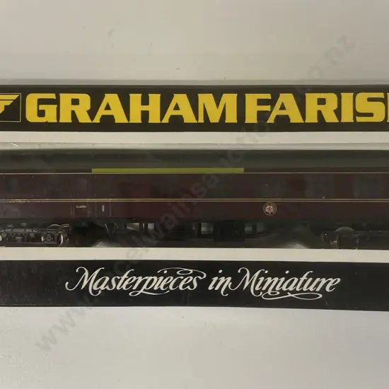 Graham Farish N Gauge #0691 BR 63ft Mk1 Corr Brake (BCK) Maroon MR Boxed