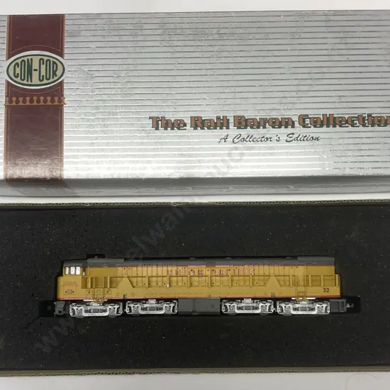 Boxed Vintage Con-Cor N Scale Union Pacific RR GE U-50 Diesel Locomotive #001-003301