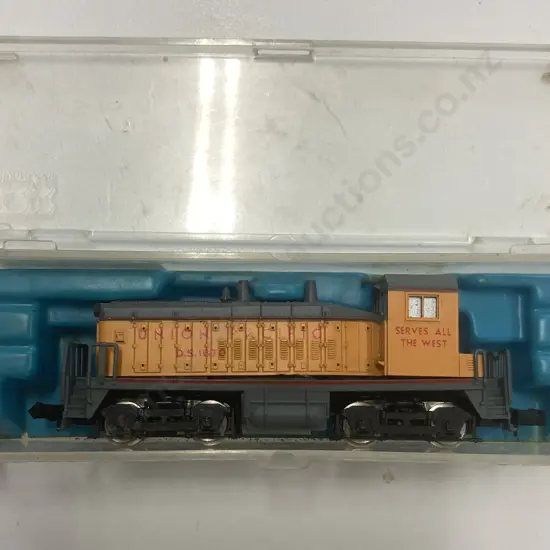 Boxed Rivarossi (Italy) N Scale Locomotive Union Pacific D.S 1870 EMD SW 1500 Diesel Electric Switcher