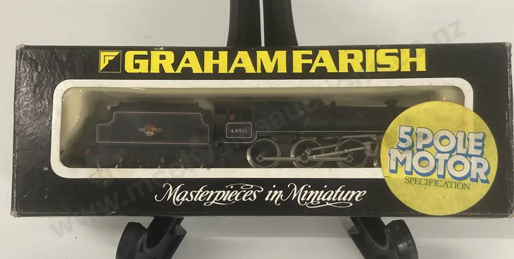 Graham Farish N Gauge No.1805 Class 5 BR Black 4-6-0 Loco, Boxed Image 1++