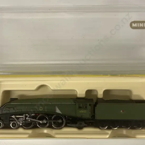 Minitrix 12947 N Gauge Class A4 4-6-2 60022 'Mallard' in British Railways Green, Boxed