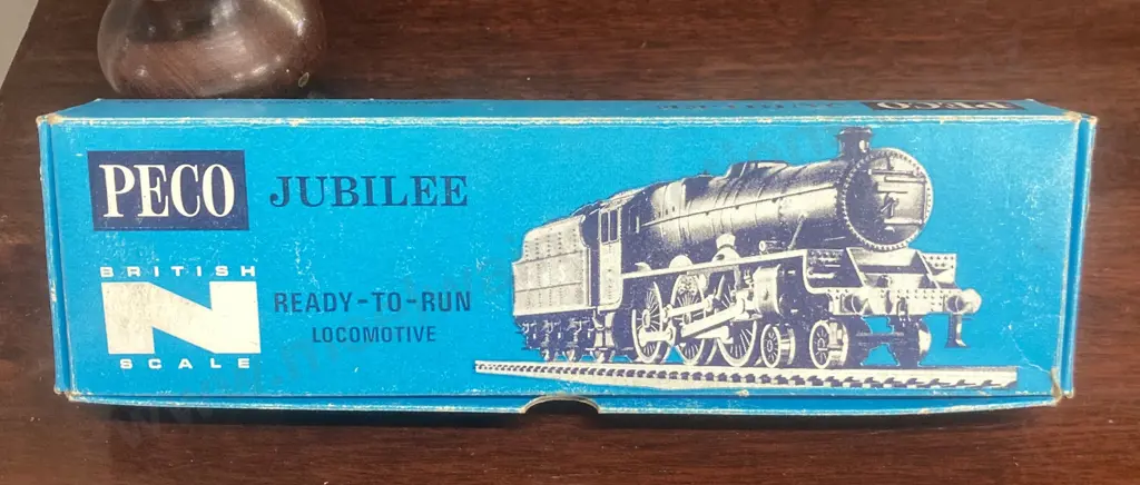 Vintage Peco N Gauge NL-22 Jubilee Steam Loco British Railways Maroon Livery Boxed Image 1++