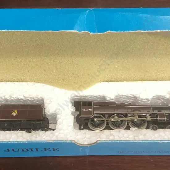 Vintage Peco N Gauge NL-22 Jubilee Steam Loco British Railways Maroon Livery Boxed