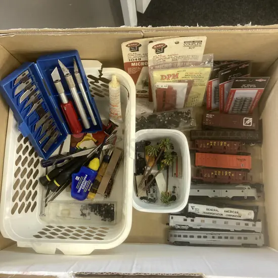 Model Railway Parts, Tools, Items In Need Of TLC Etc