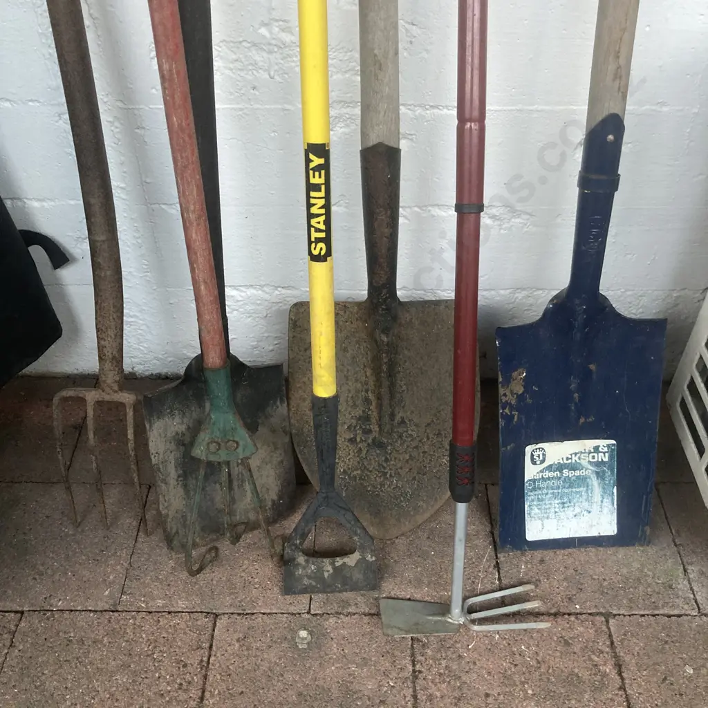 Bundle of Assorted Garden Tools Image 1++