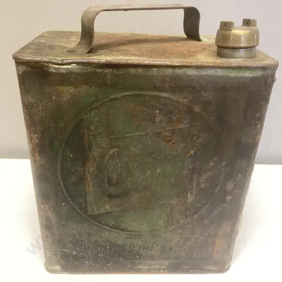 Vintage Castrol Motor Oil 2 Imp Gallon Tin