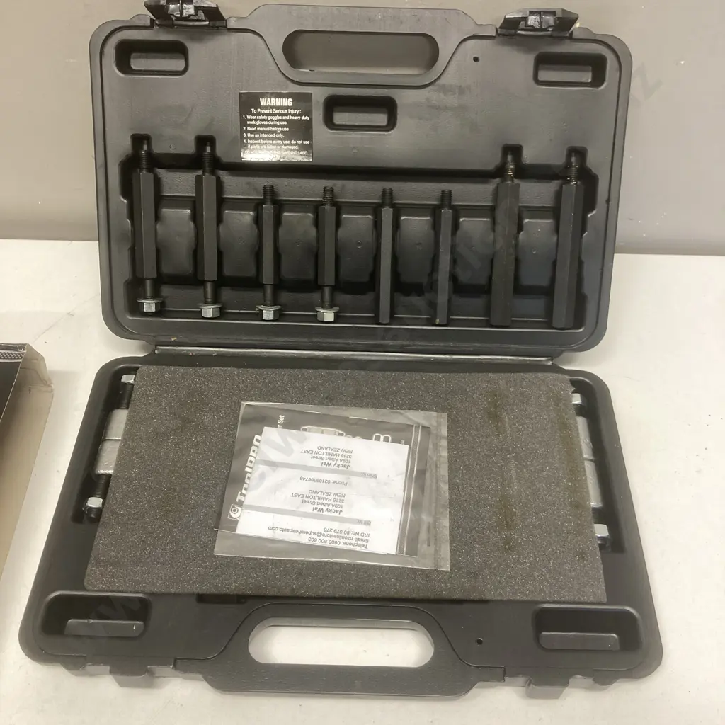 ToolPro 12Pce Bearing Seperator & Puller Set In Case, #PLU543245 Image 1++