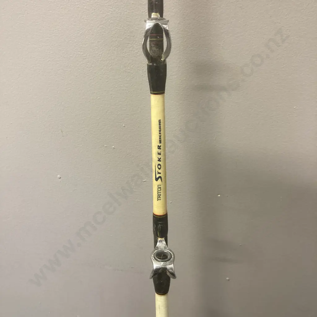 Vintage Fishing Rods x 3 - Early 90's Quality Made Triton Stoker 24Kg 1.73m, Made By Kelsco Sports, New Zealand Image 1++