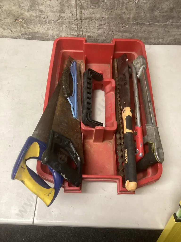 Tool Caddy, Saws, Craftright 1.8m Level Etc Image 1++