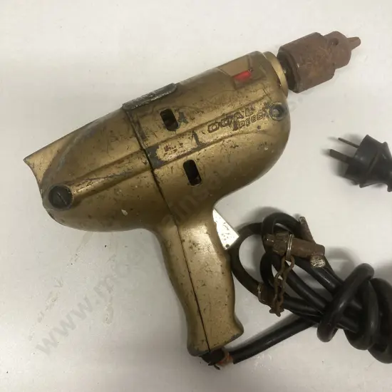 Lightburn & Co Antique 3/8th Dual Speed Power Drill (Vintage Condition)