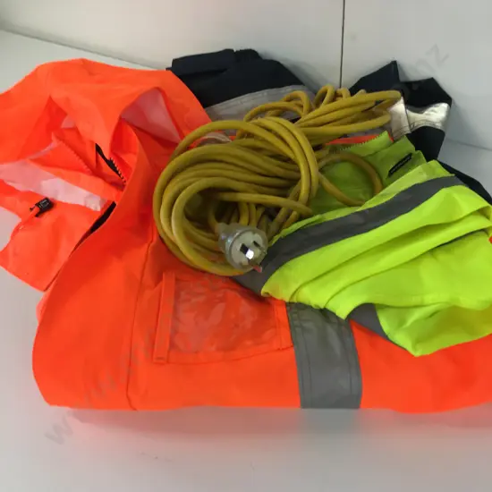 Argyle Hi Viz Jacket, Bison Vest & Extention Lead