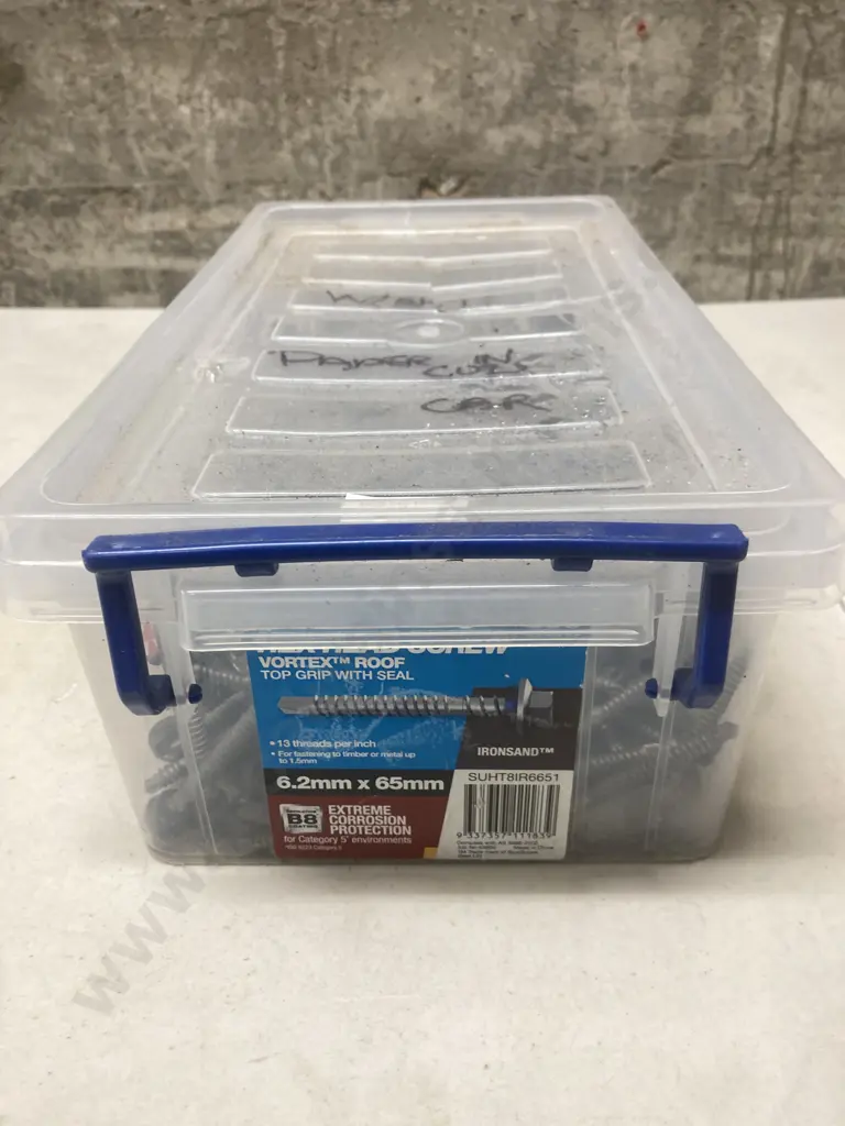 Bremick Hex head Screw Vortex Roof Top Grip With Seal 6.2 x 65mm, Box of Image 1++