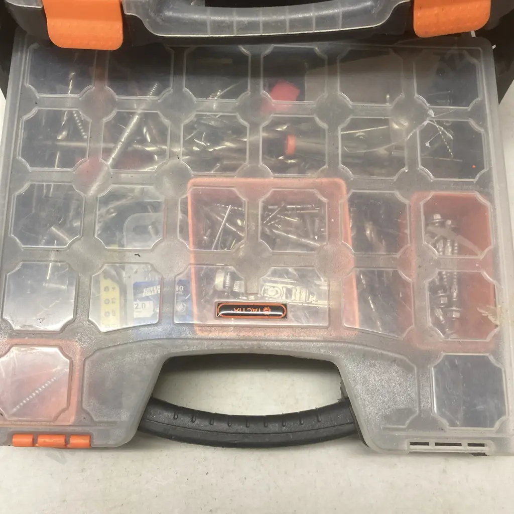 Plastic Sorter Drawers x 6 With Contents Image 1++