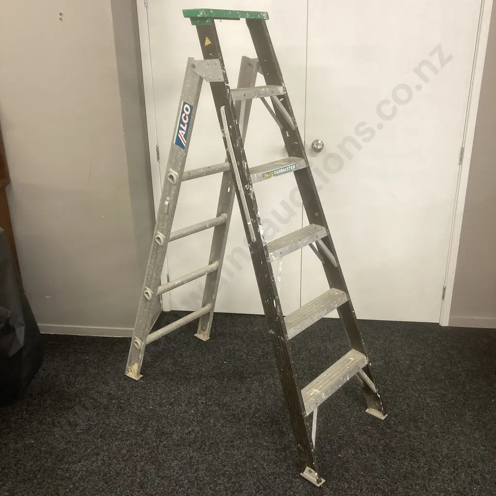 Alco Farmaster Aluminium Ladder (180 & 160) Image 1++
