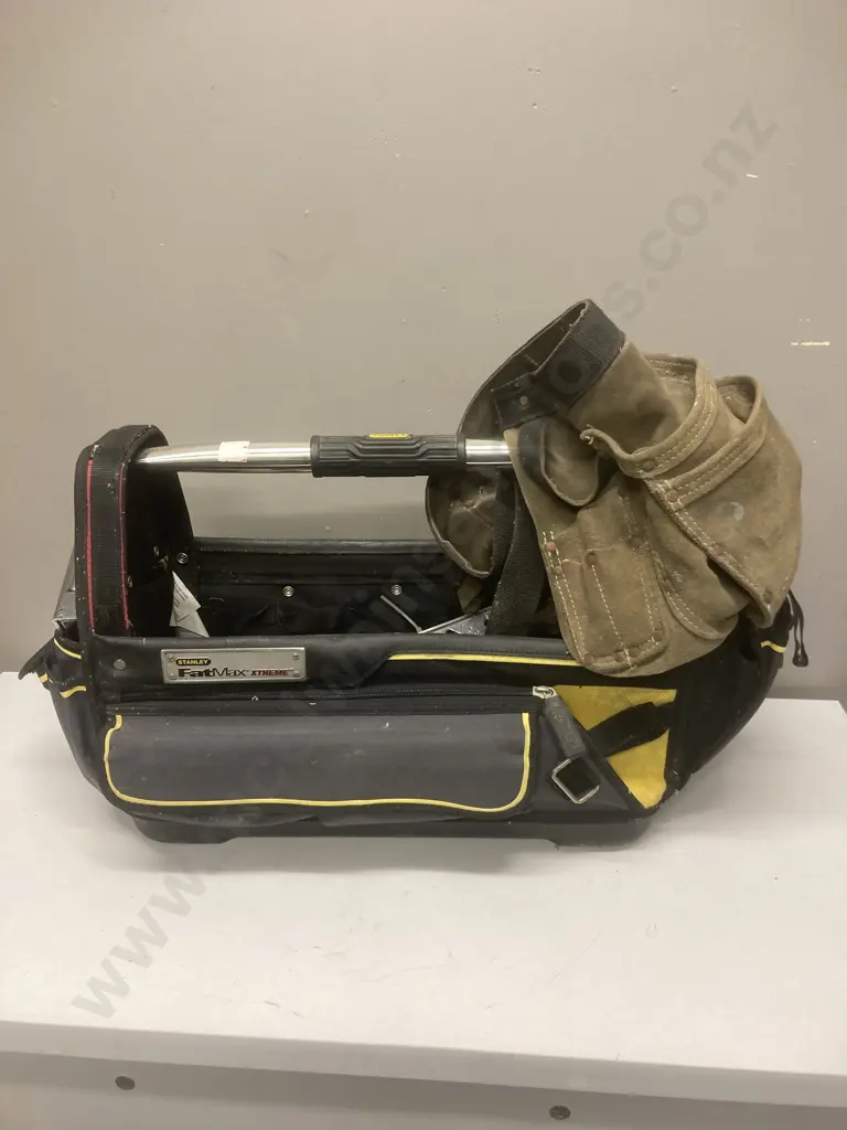 Stanley FatMax Extreme Tool Tote, Builders Apron, Tools, Nails, Stapler, Tie Down Etc Image 1++