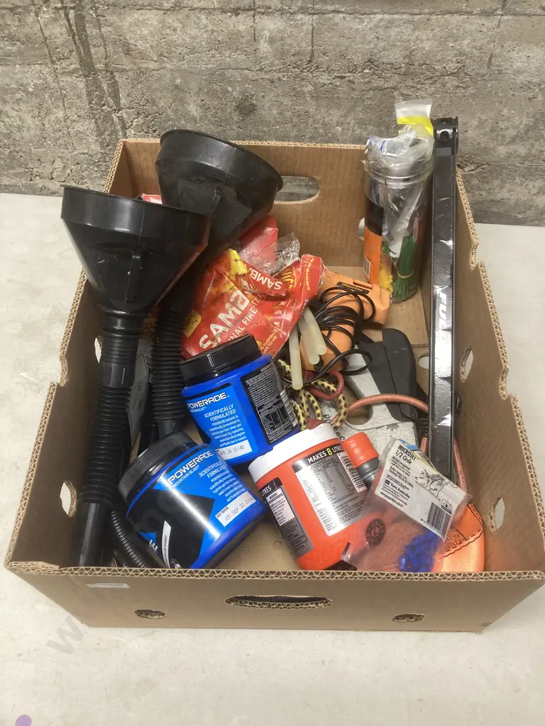 Box Lot Cable Ties, Grocery Items Etc (Unable to Sell Donated) Image 1++