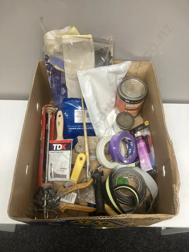 Box Lot painting Items, Paint Etc Image 1++