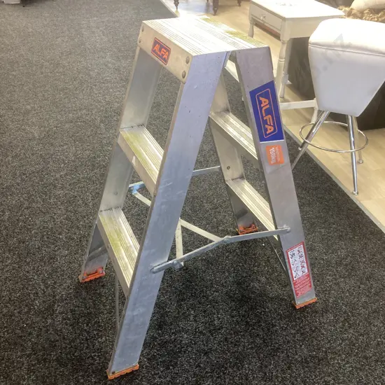 Alfa Industrial Double Sided Step Ladder, 0.9m, 150Kg