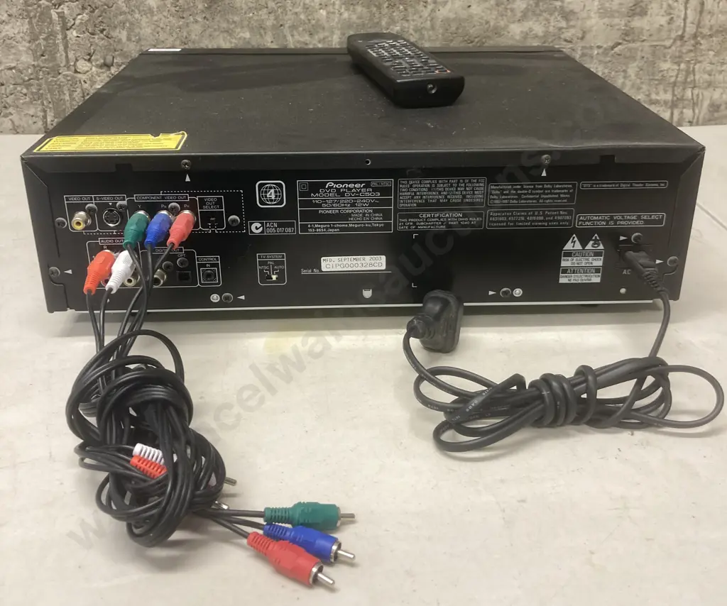 Pioneer DV-C503 With Remote Control, 5-disc Carousel DVD/CD Changer Image 1++