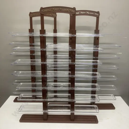 Lot of 3 x 72 x 51cm Plastic Modular Model Display Units