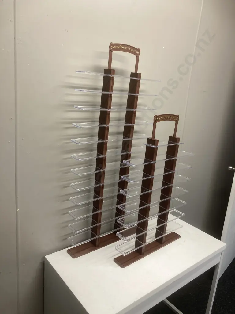 80 x 51cm & 111 x 51cm Plastic Modular Model Display Units With Spare Base Plates Image 1++