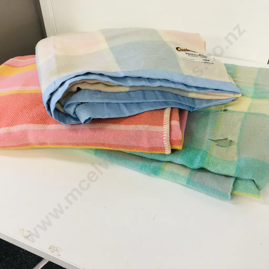 Assorted Woollen Blankets  Image 1++